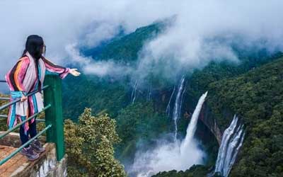 Shillong Cherrapunji Mawlynnong Kaziranga Tour